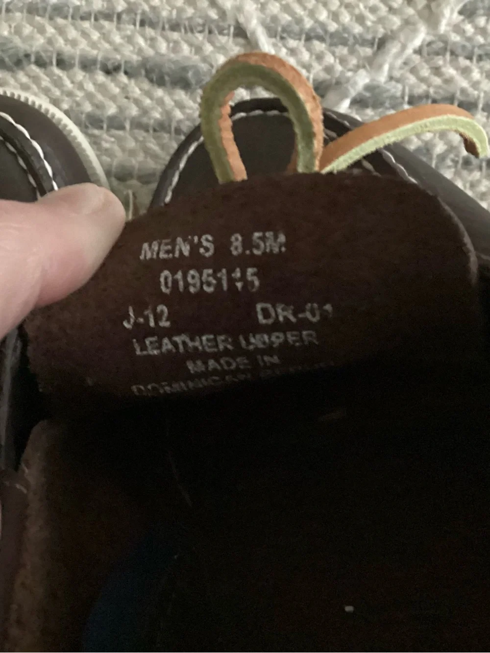 Sperry Dark Brown Leather Boat Shoes with Contrast Laces